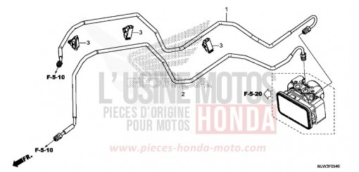 BRAKE PIPE CB500XAH de 2017